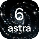 Ícone oficial do GPT-6 Astra, com o número 6 e o nome Astra sobre uma esfera escura